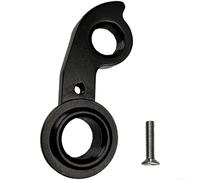 Forcellino per deragliatore in alluminio compatibile con GT Soft-Tail costruito per un montaggio accurato del deragliatore e una distanza tra i fori di 30 mm