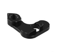 Forcellino per deragliatore posteriore in lega di alluminio CNC per Breeze Fnhon pieghevole per bici, sostituzione gancio per montaggio esterno, 49 x 37,5 x 8 mm, parte telaio nero