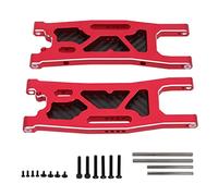 Forcellone a sospensione posteriore per auto RC in lega di alluminio per | Kit forcellone posteriore leggero ad alta durezza con piastra in carbonio per retrofit auto RC 1/8 Sledg