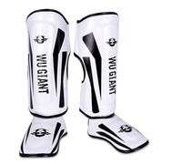 ForceRoute Protettivo Imbottita Paratibie,Paratibie Muay Thai,parastinchi Muay Thai,con Pelle PU Antideflagrante e Fodera in Lattice ad Alta Densità,Proteggono Le Tibie e Il Collo del Piede.