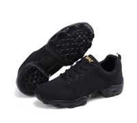 ForceRoute Scarpe da Ballo Latino Uomo,Scarpe da Ginnastica Ballo,Moderne Scarpe da Ballo Piattaforma,Scarpe da Danza a Camminare Sportive,Suola Divisa,Traspirante,per Jazz,Quadrata Danza