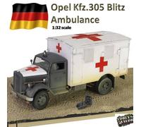 Forces Of Valor 1:32 801101A Opel Kfz.305 Blitz Ambulanza Esercito Tedesco