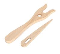Forchetta a maglia mmabeutf, per strumento di tessitura in legno, grande ago per gli occhi, braccialetto fai -da -te e produttore di collace
