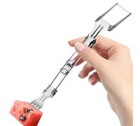 Forchetta Affettatrice Anguria, Affettatrice Cube Anguria - Cubi Anguria Affettatrice Forchetta 2 in 1 - Gadget da Cucina Utensili da Taglio di Frutta Per Muschio Melone, Melone, Pitaya, Mango