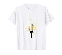 forchetta con Spaghetti Maglietta