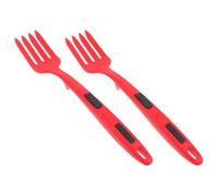 Forchetta da Cucina in Silicone Rosso 2 Pezzi per Pasta