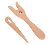 Forchetta Lucet - Set di Aghi Decorativi a Grosso CAS | Kit Completo di Aghi a Occhio Grande per Tessitura, Ganci e da Cucito, per progetti di Maglieria e Tessitura