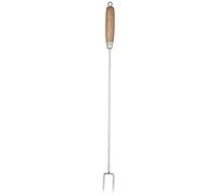 Forchetta per barbecue con manico in acciaio inox.