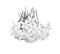 Forchetta per capelli in metallo a forma di U, elegante forcina per capelli da sposa con perle e cristalli, per donne, accessori per gioielli, 20 pezzi (20 spille11)