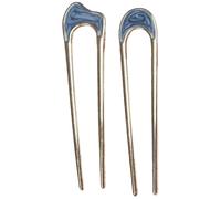 Forchetta per capelli, spilla francese - Forcina a forma di U 2X - Forcina per capelli vintage per per tutti i tipi di capelli, forcine per, per acconciature per donne e raga