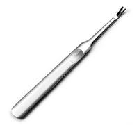Forchetta per cuticole in acciaio inox, per manicure e pedicure