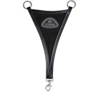 Forchetta per martingala Acavallo a ventaglio in cuoio con inserto traforato Aca