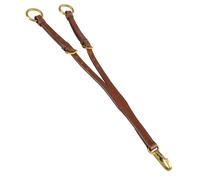 Forchetta per martingala in cuoio italiano con doppia regolazione e fibbie inox