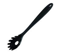 Forchetta per pasta in silicone, cucchiaio per spaghetti da 28 cm, resistente al calore fino a 250 °C, design igienico in un unico pezzo, colino per spaghetti e cucchiaio da server, ideale per