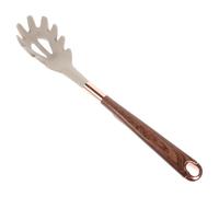 Forchetta per Spaghetti in Silicone Cachi, Design Preciso e Drenante | Utensile Versatile da Cucina, Finitura alla Moda, Adatto per Pasta e Scolatura Quotidiana