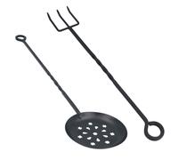 Forchetta per tostare e girarrosto per castagne ad anello fuoco ritorto bruci...