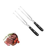 Forchette da Carne,2 PCS Forchettone,Forchettone da Portata in Acciaio Inox con Manico in Plastica,Forchetta da Barbecue per Grigliate di Tacchino,Cene,Feste e Festival