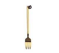 Forchette da degustazione di frutta in acciaio inossidabile per tè, caffè, dessert, frappè, ghiaccio, tè, dessert, forchette piccole