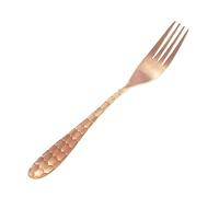 Forchette in rame fatte a mano, stoviglie di lusso sostenibili, perfette per intrattenere gli ospiti e mostrare il loro gusto nobile (1)