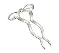 Forchette per capelli a forma di fiocco, da donna, elegante, lunga, per chignon tradizionale per capelli lunghi e acconciature alla moda