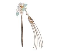 forchette per capelli classiche, pin per capelli i Accessori for capelli cinesi con forcina a forma di fiore, stile vintage, con nappa a goccia, for donne
