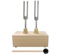 Forchette sonoro 432 Hz Diapason di risonanza con scatola di risonanza per la pratica dello sport fisico Fitness Diapasons di risonanza per la meditazione