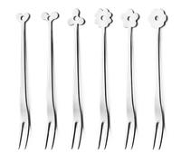 Forchettina da Party CADEAU in acciaio 18.10 AISI430 127 mm 6 pezzi inox lucido