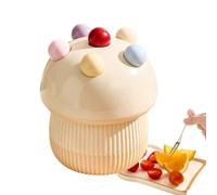 Forchettine da Antipasto | Set di Posate da Tavola - Barattolo portaoggetti e forchetta da torta - per Matrimonio Feste Pranzi all'Aperto Compleanni Pausa Caffè Caffetterie Buffet Bar