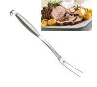 Forchettone due Punte a servire in acciaio 18/10 Touch Me 35 cm con gancio Nichel Free inox lucido