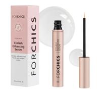 ForChics ForLash Siero per la crescita delle ciglia, potenziatore per ciglia più piene, spesse e più lunghe, potenziatore biologico e addensante essenziale, vegano e cruelty-free, 3 ml