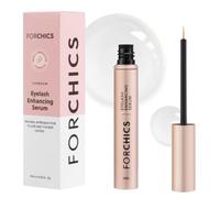 ForChics ForLash Siero per la crescita delle ciglia, potenziatore per ciglia più piene, spesse e più lunghe, potenziatore biologico e addensante essenziale, vegano e cruelty-free, 3 ml