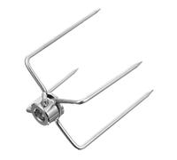 FORCHIO DI CARNA - Grill Cord Chicken - Forks di pollo girarrosto | Turchia in acciaio inossidabile e sollevatori pollame | Asta sputa da 12 cm per cucina, intaglio, porzione, barbecue, ideale p
