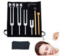 FORCHIO SINTRAZIONE FORCHIO MEDICO MEDICO ALLUMINIO DI ALLUMINIO PER LA SURA CUILAZIONE, FORCHIO DI SUCCINAZIONE CON HAMMER SILICONE, FORCHIO DI SINTERIO 128Hz per guarigione per la riparazione del DN