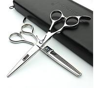 Forci da parrucchiere a mano sinistra da 5.5/6" (6 pollici, 2 pezzi-B)