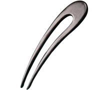 Forcina a U in Legno per Chignon, Stile Retrò Elegante | Uso Quotidiano e Feste, Struttura Robusta e Comoda, Tiene Saldo il Raccolto, Colore Nero Discreto