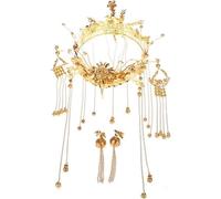 Forcina cinese, bastoncini for capelli, nuovi accessori for capelli a gradino in stile antico, set di accessori for corona fenice in stile cinese, accessori classici for forcine con nappe, accessori f