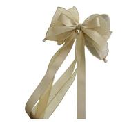 Forcina con disegno ad arco coda lunga 1/2 pc donne capelli raso Bowknot clip G