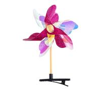 Forcina con girandola di paillettes - Forcina con girandola con paillettes | Forcina per mulino a con glitter colorati | Morsetto per capelli Morsetto a coccodrillo | Divertenti p