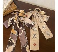 Forcina da 1.000 caratteri, streamer, fascia per capelli legata, semplice stile antico, fiocco femminile, copricapo, forcina, cerchietto