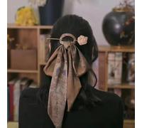 Forcina da 1.000 caratteri, streamer, fascia per capelli legata, semplice stile antico, fiocco femminile, copricapo, forcina, cerchietto