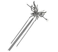 Forcina di perle a farfalla Copricapo di perle Accessori for capelli da donna Bastoncini for capelli cinesi Forcella for capelli in metallo Spilla for capelli Forcella for capelli cinese Bastoncino fo