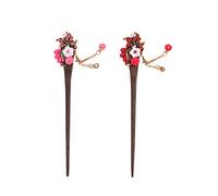 Forcina for capelli, 2 pezzi di forcine for capelli retrò, nappe, mollette for capelli for donne, forcina in legno, forcine for capelli tradizionali cinesi