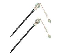 Forcina for capelli, 2 pezzi Forcina for capelli da donna, accessorio for panino, copricapo da sposa, mollette con strass, bacchette for capelli giapponesi