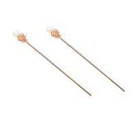 Forcina for capelli, 2 pezzi Forcina for capelli vintage Accessori for capelli da donna Hanfu cinese Clip for capelli in metallo Artiglio for chignon retrò