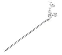 Forcina for capelli Chignon, Bastoncini for capelli, Bacchette for capelli, Bastoncini for capelli placcati in argento Bacchette for capelli cinesi classiche for chignon, Forcine for capelli vintage B