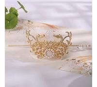 forcina for capelli cinese, bastoncino for capelli, accessori for capelli cinesi Hanfu for le donne Perle vintage Forcine for capelli da sposa Bastoncini for capelli da sposa Copricapo da sposa retrò