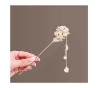 Forcina for capelli cinese d'epoca, fermaglio for capelli in cristallo da donna a forma di fiori, design in argento, con nappe, accessorio for capelli (colore: stile 1)(Style 12)