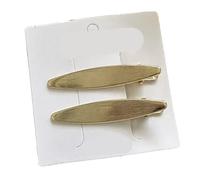 Forcina for capelli con clip laterali in lega di oro e argento da 4 pezzi, for accessori donna, ornamento for copricapo(Gold 4pc C)