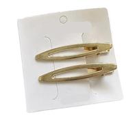 Forcina for capelli con clip laterali in lega di oro e argento da 4 pezzi, for accessori donna, ornamento for copricapo(Gold 4pc D)