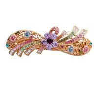 Forcina for capelli Gioielli etnici placcati in oro Accessori for capelli con diamanti Accessori Joker(2967-9)